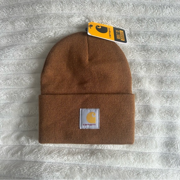 Carhartt Other - NWT Carhartt Men's Taupe Brown Knit Beanie